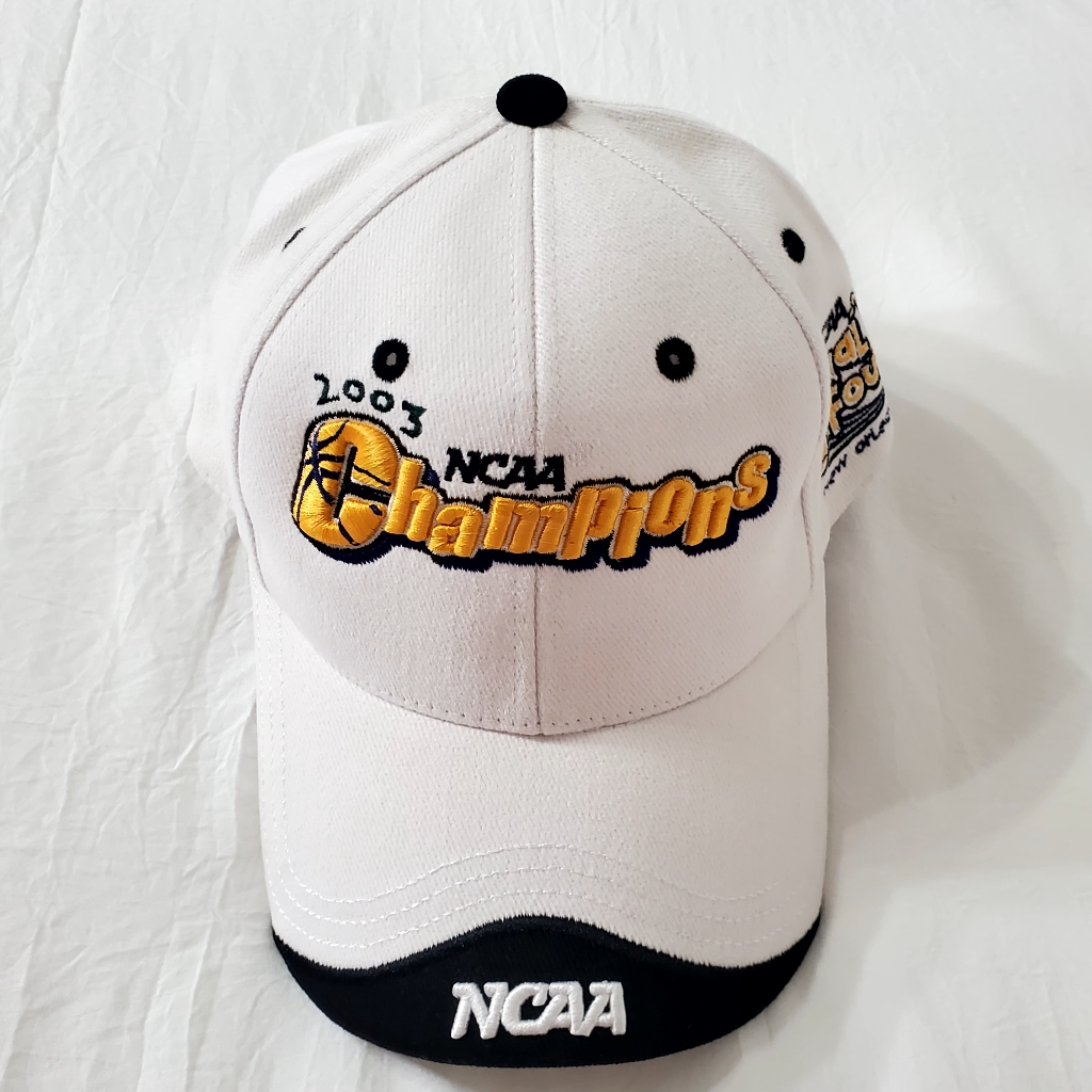 2003 Ncaa Champions Hat Basketball Final Four New Orleans